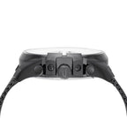 Diesel DZ4527 Mega Chief Chronograph Men's Watch – Black Dial & Black Mesh Strap